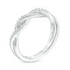 Thumbnail Image 3 of Kleinfeld® x Zales 1/4 CT. T.W. Certified Lab-Grown Diamond Twist Anniversary Band in Platinum (F/VS2)