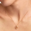 Thumbnail Image 2 of PDPAOLA™ at Zales Multi-Color "P" Pendant in Sterling Silver with 18K Gold Plate