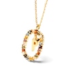 Thumbnail Image 3 of PDPAOLA™ at Zales Multi-Color "P" Pendant in Sterling Silver with 18K Gold Plate