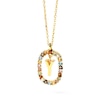 Thumbnail Image 3 of PDPAOLA™ at Zales Multi-Color "Y" Pendant in Sterling Silver with 18K Gold Plate