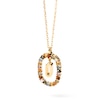 Thumbnail Image 1 of PDPAOLA™ at Zales Multi-Color "O" Pendant in Sterling Silver with 18K Gold Plate