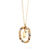Thumbnail Image 8 of PDPAOLA™ at Zales Multi-Color "O" Pendant in Sterling Silver with 18K Gold Plate
