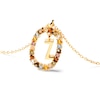 Thumbnail Image 3 of PDPAOLA™ at Zales Multi-Color "Z" Pendant in Sterling Silver with 18K Gold Plate