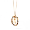 Thumbnail Image 1 of PDPAOLA™ at Zales Multi-Color "X" Pendant in Sterling Silver with 18K Gold Plate