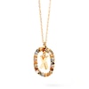 Thumbnail Image 5 of PDPAOLA™ at Zales Multi-Color "X" Pendant in Sterling Silver with 18K Gold Plate