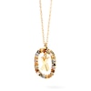 Thumbnail Image 8 of PDPAOLA™ at Zales Multi-Color "X" Pendant in Sterling Silver with 18K Gold Plate
