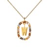 Thumbnail Image 5 of PDPAOLA™ at Zales Multi-Color "W" Pendant in Sterling Silver with 18K Gold Plate