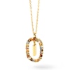 Thumbnail Image 1 of PDPAOLA™ at Zales Multi-Color "I" Pendant in Sterling Silver with 18K Gold Plate