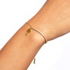 Thumbnail Image 5 of PDPAOLA™ at Zales Cubic Zirconia Dangle Key Bracelet in Sterling Silver with 18K Gold Plate – 7.28"