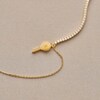 Thumbnail Image 7 of PDPAOLA™ at Zales Cubic Zirconia Dangle Key Bracelet in Sterling Silver with 18K Gold Plate – 7.28"