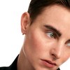Thumbnail Image 5 of PDPAOLA™ at Zales Cubic Zirconia Graduated Hoop Earrings in Sterling Silver with 18K Gold Plate