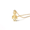 Thumbnail Image 1 of PDPAOLA™ at Zales Cubic Zirconia Robot Necklace in Sterling Silver with 18K Gold Plate – 19.69"
