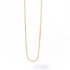 Thumbnail Image 2 of PDPAOLA™ at Zales 1.0mm Snake Chain Necklace in Solid Sterling Silver  with 18K Gold Plate – 15.75"