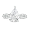 Thumbnail Image 3 of Kleinfeld® x Zales 3-1/2 CT. T.W. Certified Pear-Shaped Lab-Created Diamond Twist Engagement Ring in Platinum (F/VS2)