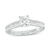 Thumbnail Image 1 of 1 CT. T.W. Certified Diamond Engagement Ring in 14K White Gold (I/I1)