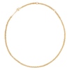 Thumbnail Image 7 of PDPAOLA™ at Zales 4.0mm Rolo Chain Necklace in Solid Sterling Silver  with 18K Gold Plate – 19.69"