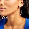 Thumbnail Image 2 of 1/2 CT. T.W. Multi-Diamond Stud Earrings in 10K White Gold