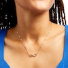 Thumbnail Image 2 of 1/6 CT. T.W. Diamond Infinity Loop Necklace in 10K Gold