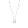Thumbnail Image 1 of 1/5 CT. T.W. Multi-Diamond Pear-Shaped Outline Pendant in 10K Gold