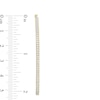Thumbnail Image 3 of 1-1/2 CT. T.W. Diamond Milgrain Border Inside-Out Hoop Earrings in 10K Gold