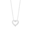 Thumbnail Image 0 of 1/2 CT. T.W. Certified Lab-Created Diamond Heart Outline Pendant in 14K White Gold (F/SI2)