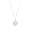 Thumbnail Image 1 of 1/2 CT. T.W. Multi-Diamond Double Frame Pendant in 10K White Gold