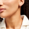 Thumbnail Image 2 of 1/4 CT. T.W. Diamond Frame Stud Earrings in 10K Two-Tone Gold