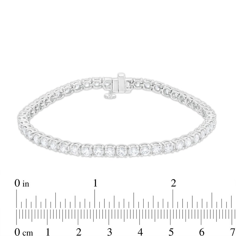 7 CT. T.W. Diamond Tennis Bracelet in 14K White Gold – 7.25"