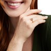 Thumbnail Image 2 of 1/3 CT. T.W. Cushion-Shaped Multi-Diamond Split Shank Ring in 10K Gold