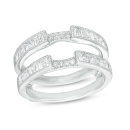 3/4 CT. T.W. Multi-Shape Diamond Solitaire Enhancer in 14K White Gold