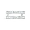 Thumbnail Image 3 of 3/4 CT. T.W. Multi-Shape Diamond Solitaire Enhancer in 14K White Gold