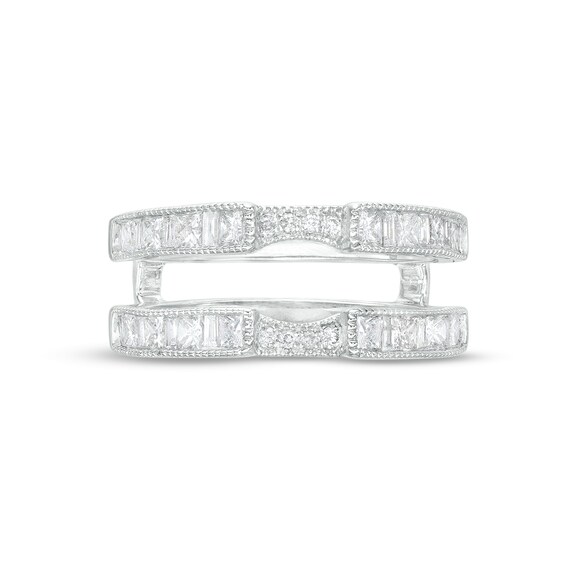 3/4 CT. T.w. Multi-Shape Diamond Solitaire Enhancer in 14K White Gold