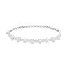 Thumbnail Image 0 of 1-1/2 CT. T.W. Multi-Diamond Alternating Bubbles Bangle in 10K White Gold