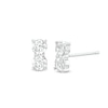 Thumbnail Image 1 of 1 CT. T.W. Diamond Duo Stud Earrings in 10K White Gold