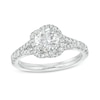 Thumbnail Image 1 of Kleinfeld®  x Zales 1-1/2 CT. T.W. Certified Lab-Grown Diamond Swirl Frame Engagement Ring in Platinum (F/VS2)