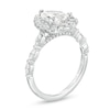 Thumbnail Image 2 of Kleinfeld® x Zales 2-1/2 CT. T.W. Certified Pear-Shaped Lab-Created Diamond Frame Engagement Ring in Platinum (F/VS2)