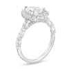 Thumbnail Image 3 of Kleinfeld® x Zales 2-1/2 CT. T.W. Certified Pear-Shaped Lab-Grown Diamond Frame Engagement Ring in Platinum (F/VS2)