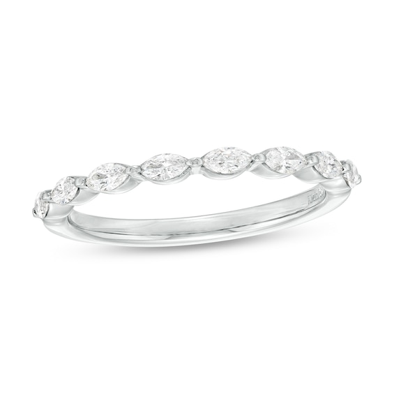 Kleinfeld® x Zales 1/2 CT. T.w. Certified Marquise Lab-Grown Diamond Eight Stone Anniversary Band in Platinum (F/Vs2)