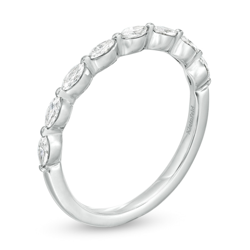 Main Image 3 of Kleinfeld® x Zales 1/2 CT. T.W. Certified Marquise Lab-Grown Diamond Eight Stone Anniversary Band in Platinum (F/VS2)
