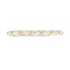 Thumbnail Image 4 of Kleinfeld® x Zales 1/2 CT. T.W. Certified Marquise Lab-Grown Diamond Eight Stone Anniversary Band in 18K Gold (F/VS2)