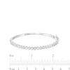 Thumbnail Image 2 of 2 CT. T.W. Certified Lab-Created Diamond Bangle in 14K White Gold (F/SI2) – 7.25"