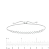 Thumbnail Image 2 of 1-1/2 CT. T.W. Certified Lab-Created Diamond Bolo Bracelet in 14K White Gold (F/SI2) - 9.5"