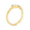 Thumbnail Image 3 of 1/4 CT. T.W. Certified Pear-Shaped Lab-Grown Multi-Diamond Sideways Ring in 14K Gold (F/SI2)