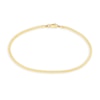 Thumbnail Image 1 of 2.07mm Serpentine Chain Bracelet in Solid 14K Gold - 7.5"