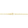 Thumbnail Image 3 of 1.85mm Diamond-Cut Flat Link Chain Bracelet in Solid 14K Gold - 7.5"