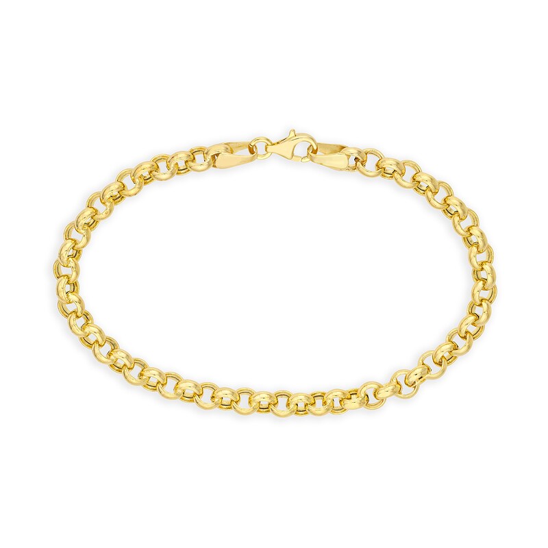 Main Image 1 of 5.2mm Rolo Chain Bracelet in Hollow 14K Gold - 7.5"