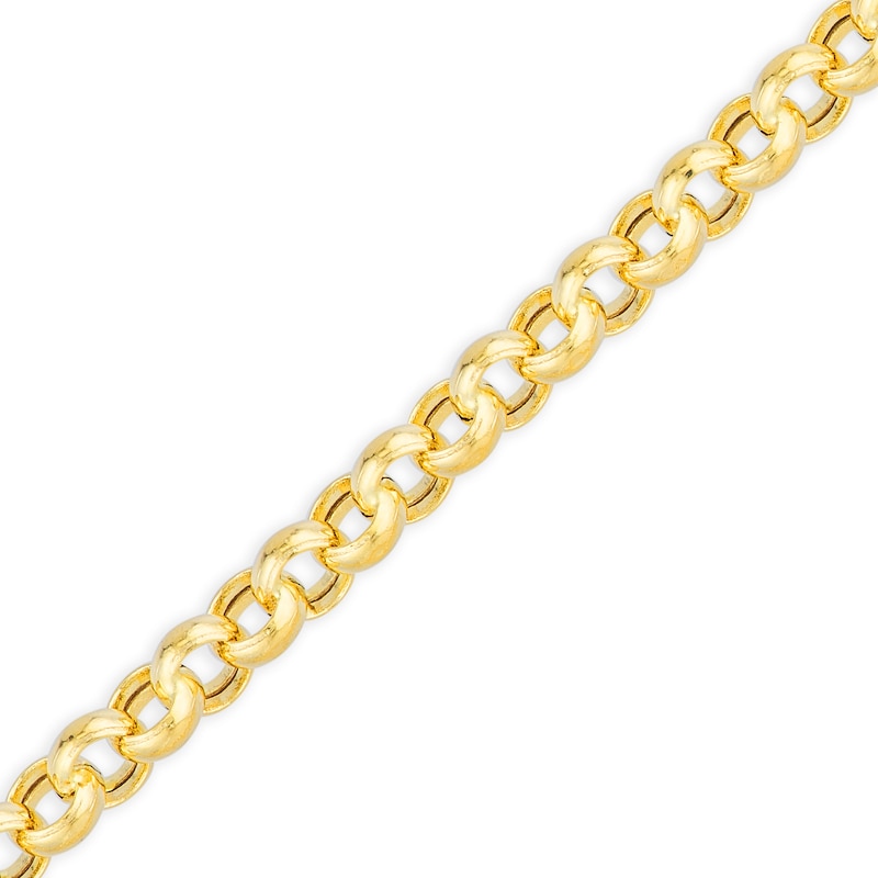 5.2mm Rolo Chain Bracelet in Hollow 14K Gold - 7.5"