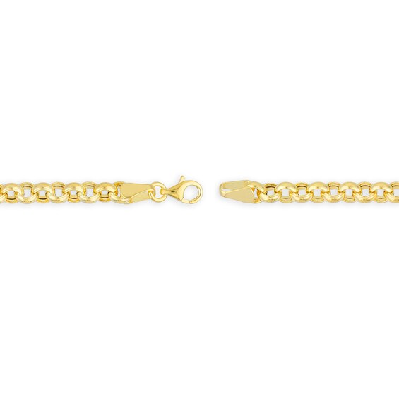 5.2mm Rolo Chain Bracelet in Hollow 14K Gold - 7.5"