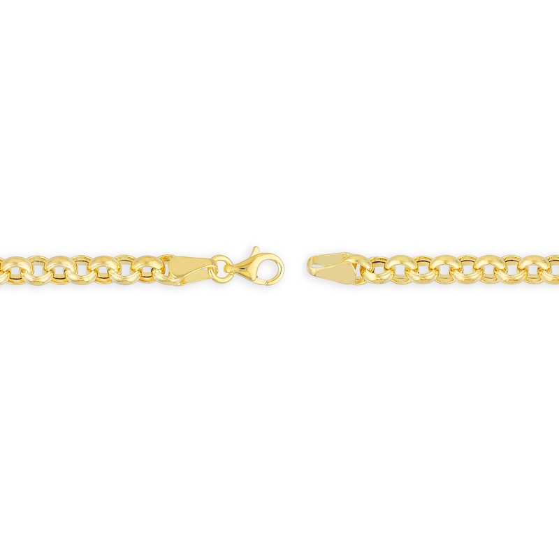 5.2mm Rolo Chain Bracelet in Hollow 14K Gold - 7.5"