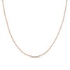 Thumbnail Image 1 of 2.0mm Bead Chain Necklace in Solid 14K Rose Gold